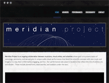 Tablet Screenshot of meridian-project.com